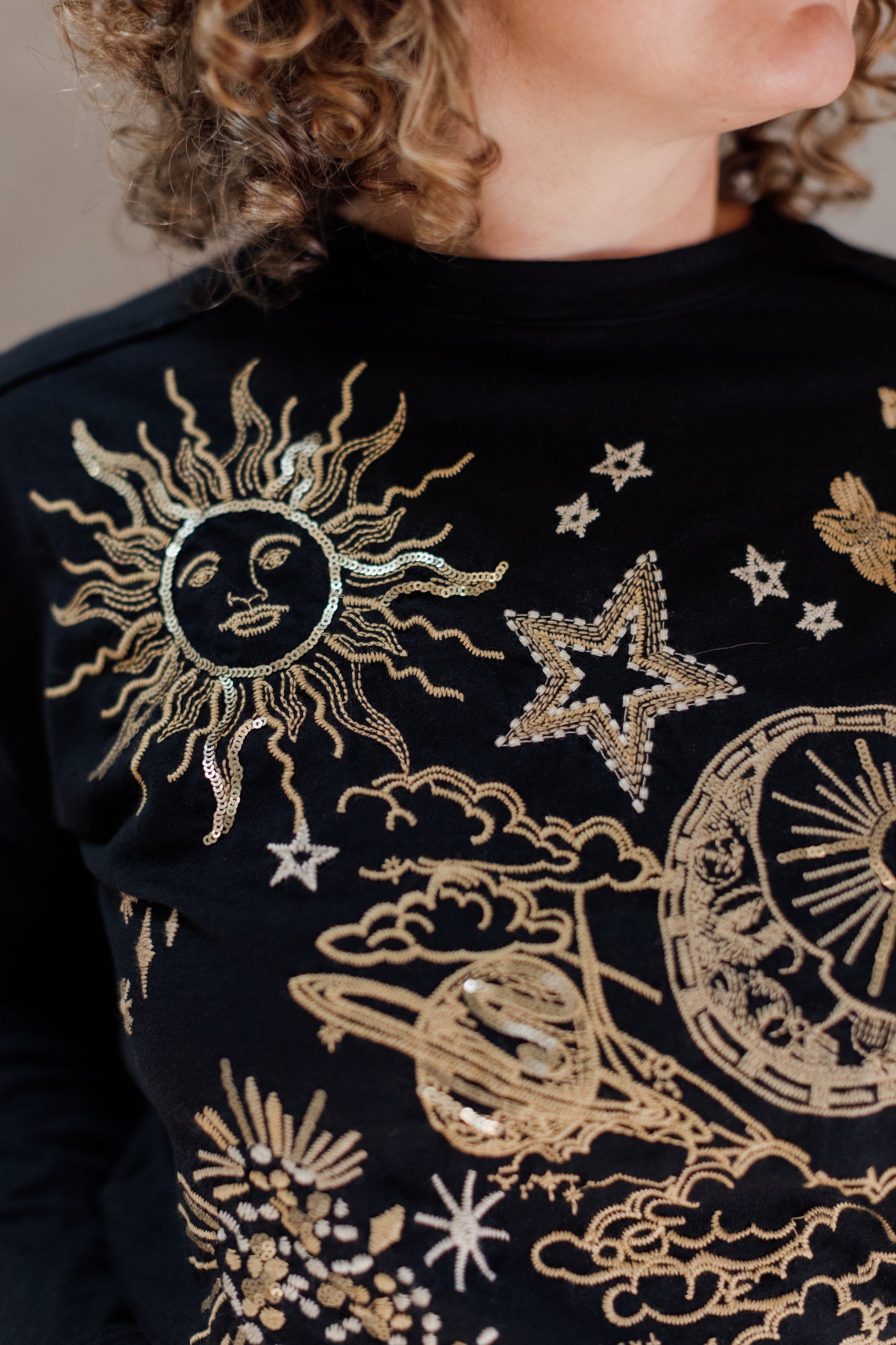 Miaora Dolman Tee in Black | Johnny Was