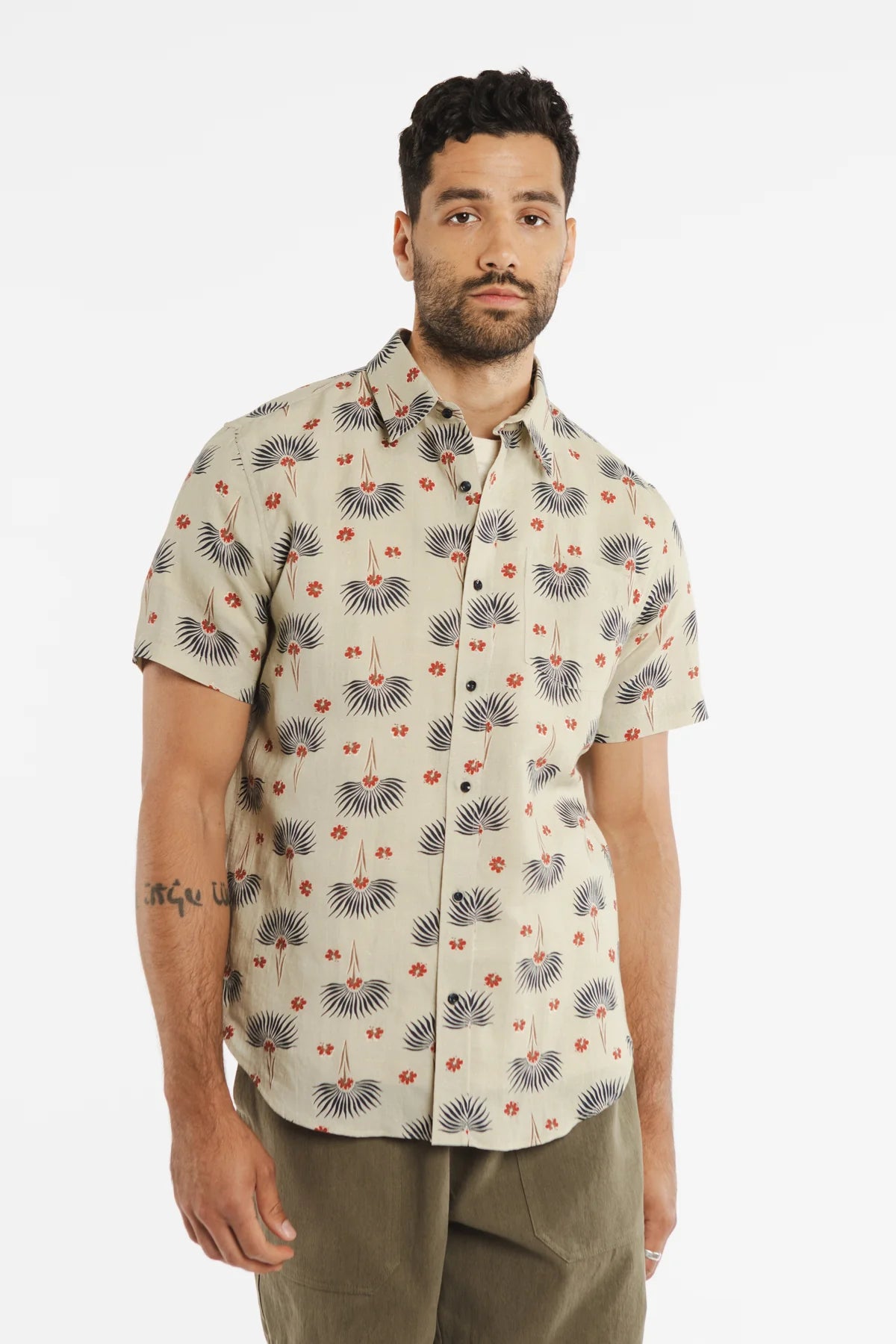 Harbor Slim Shirt in Aloha | Bridge & Burn