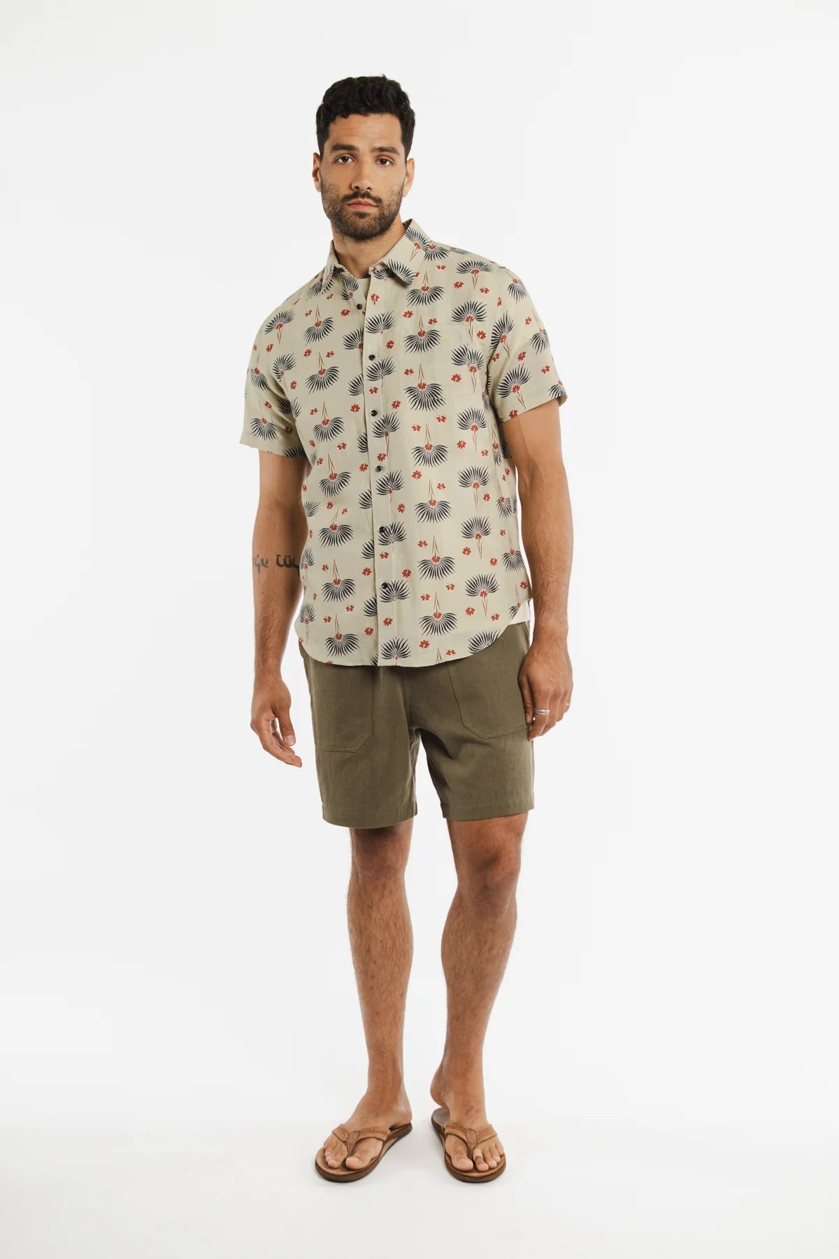 Harbor Slim Shirt in Aloha | Bridge & Burn