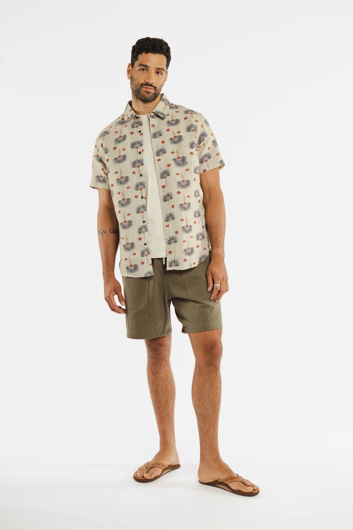 Harbor Slim Shirt in Aloha | Bridge & Burn