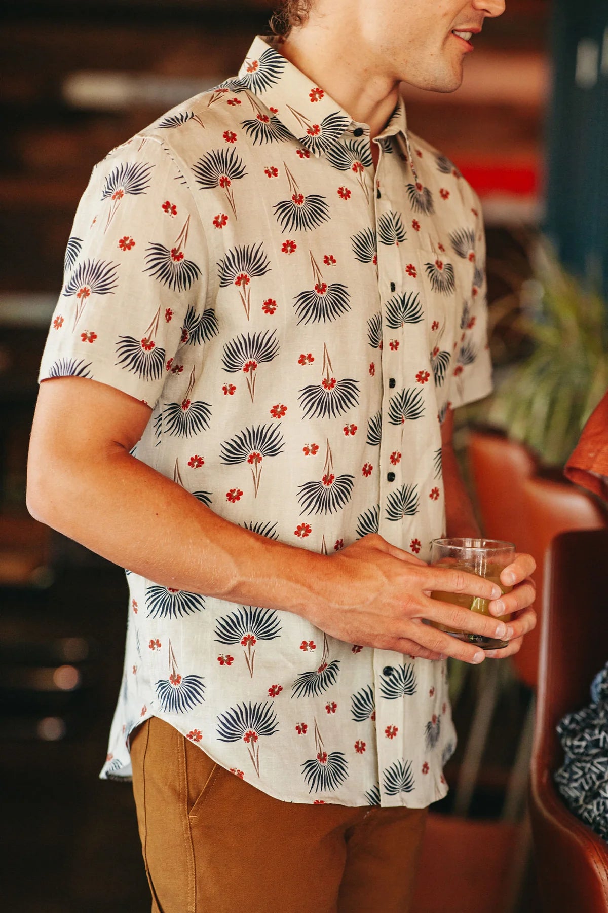 Harbor Slim Shirt in Aloha | Bridge & Burn