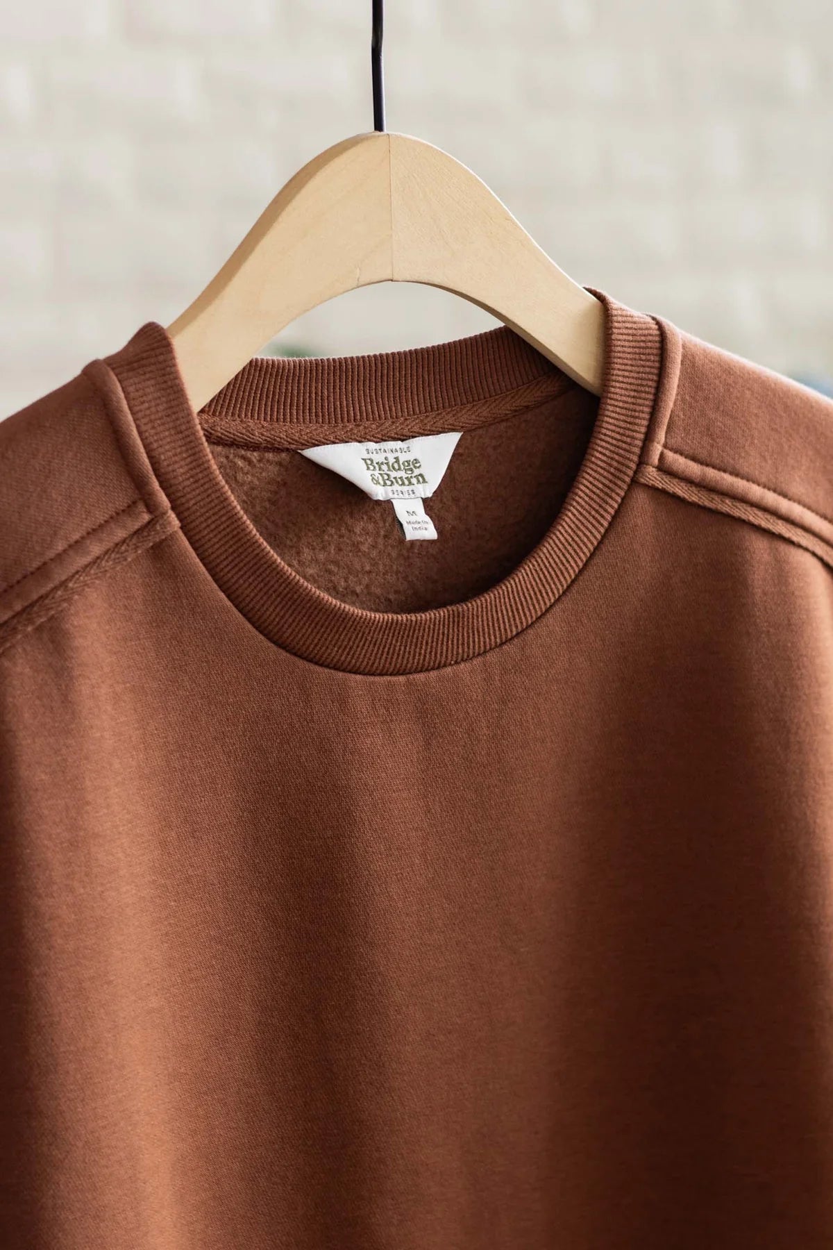 Bailey Crew Sweatshirt in Umber | Bridge & Burn