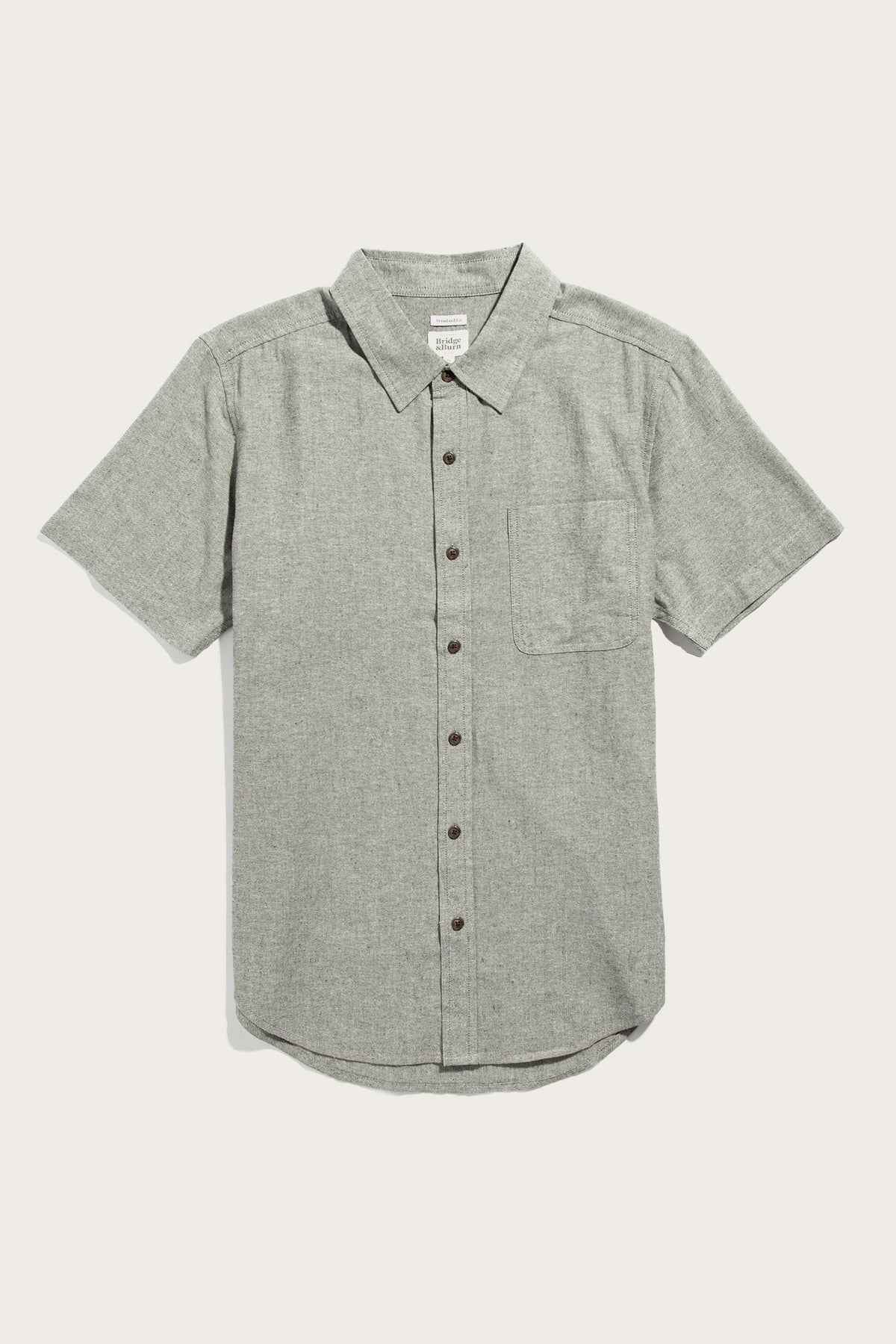 Malcolm Shirt in Sage | Bridge & Burn