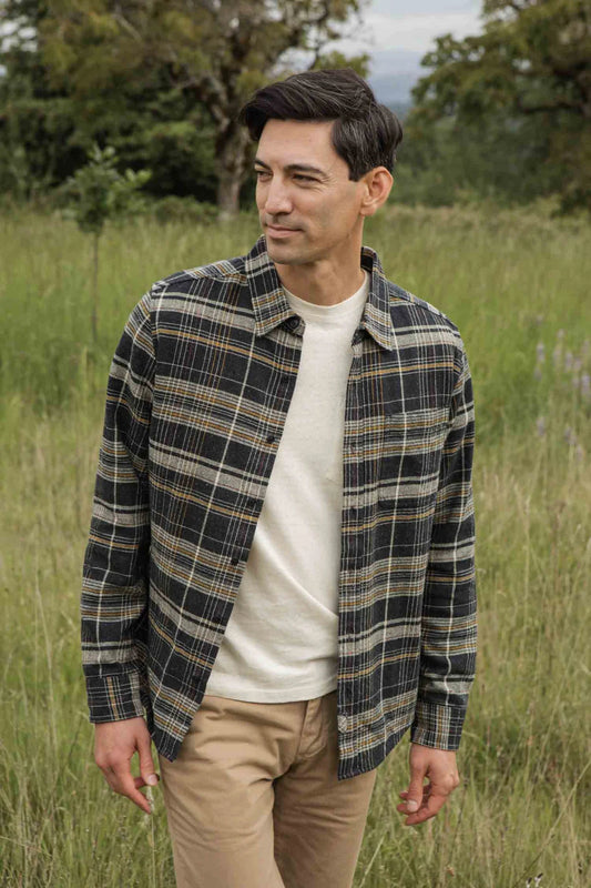 Larson Shirt in Volcanic Plaid | Bridge & Burn