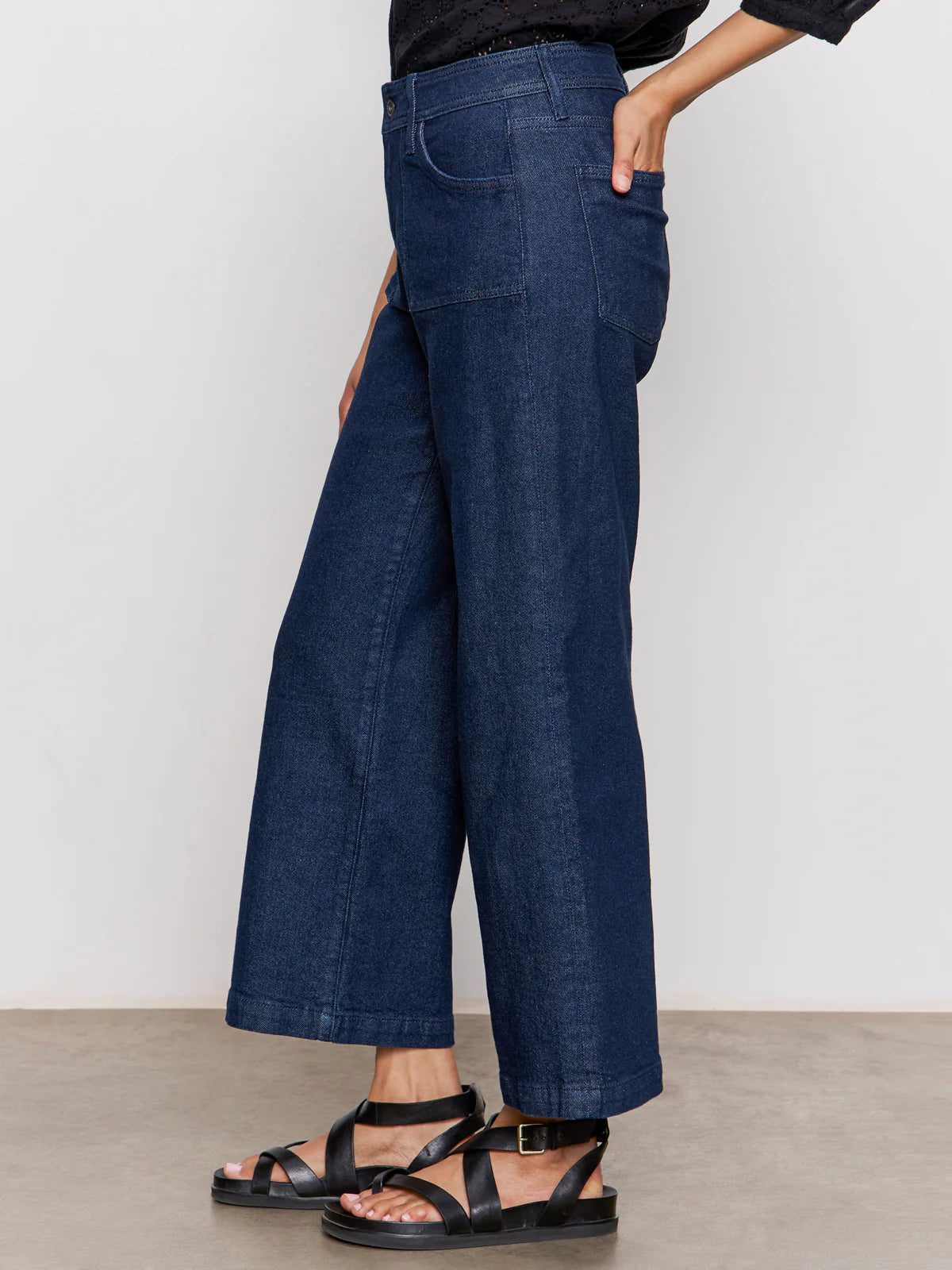 League Crop Pant in Dark Denim | Sanctuary