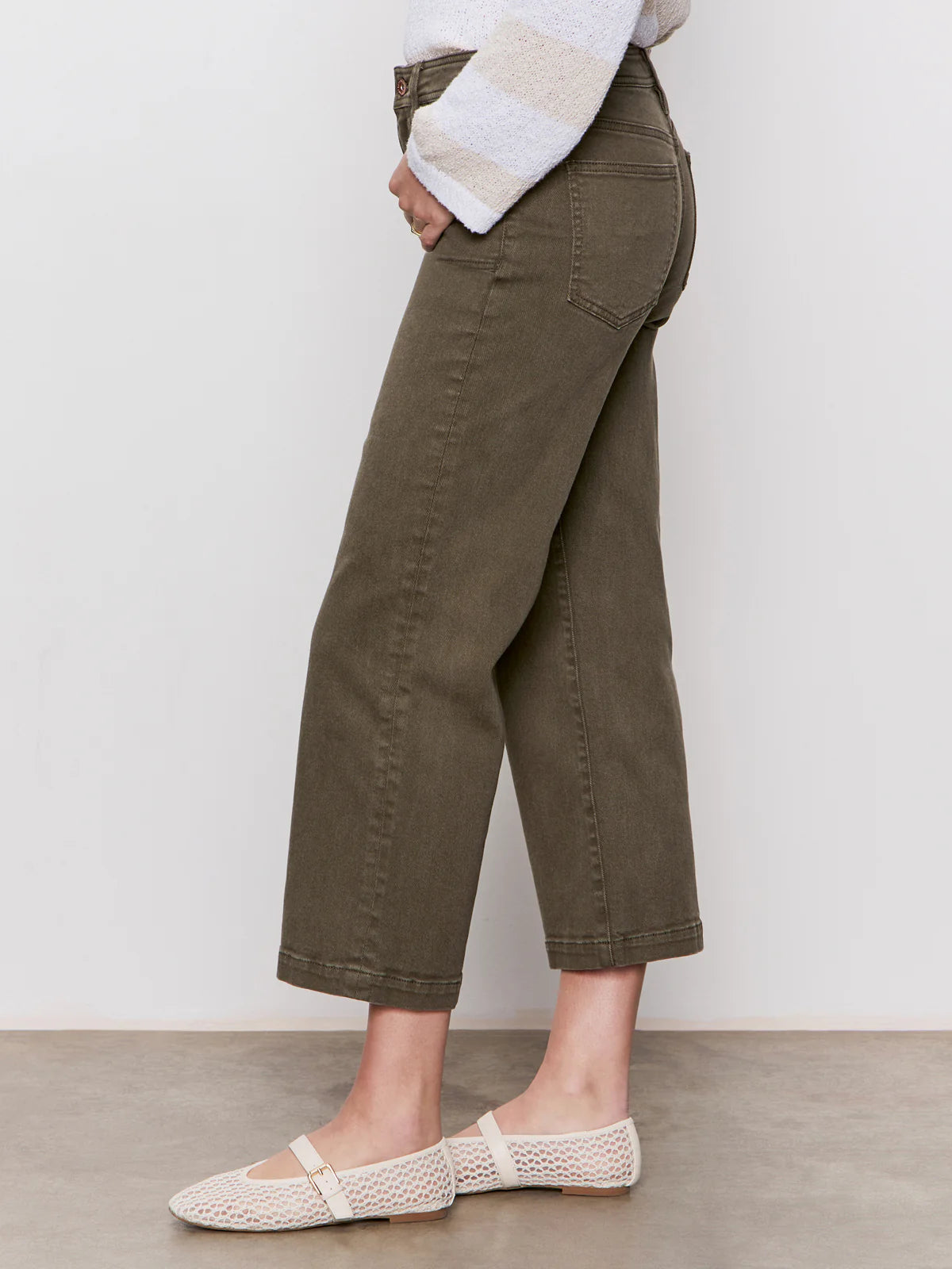League Crop Pant in Olive | Sanctuary