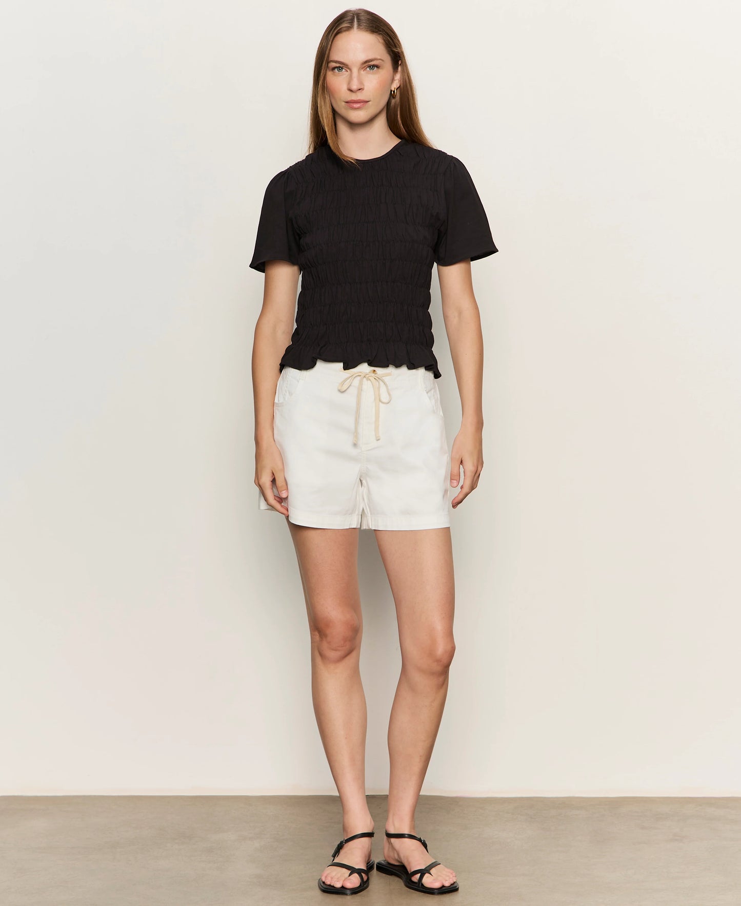 Smocked Top in Black | Sanctuary