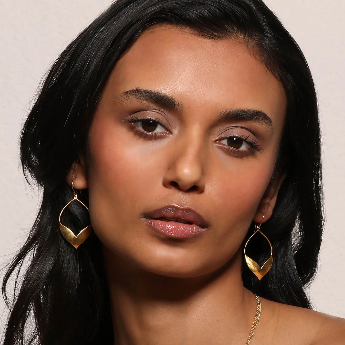 Fluttering Petals Gold Earrings | Satya