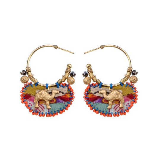 Round Fantasy Hoop Earrings | Ayalabar
