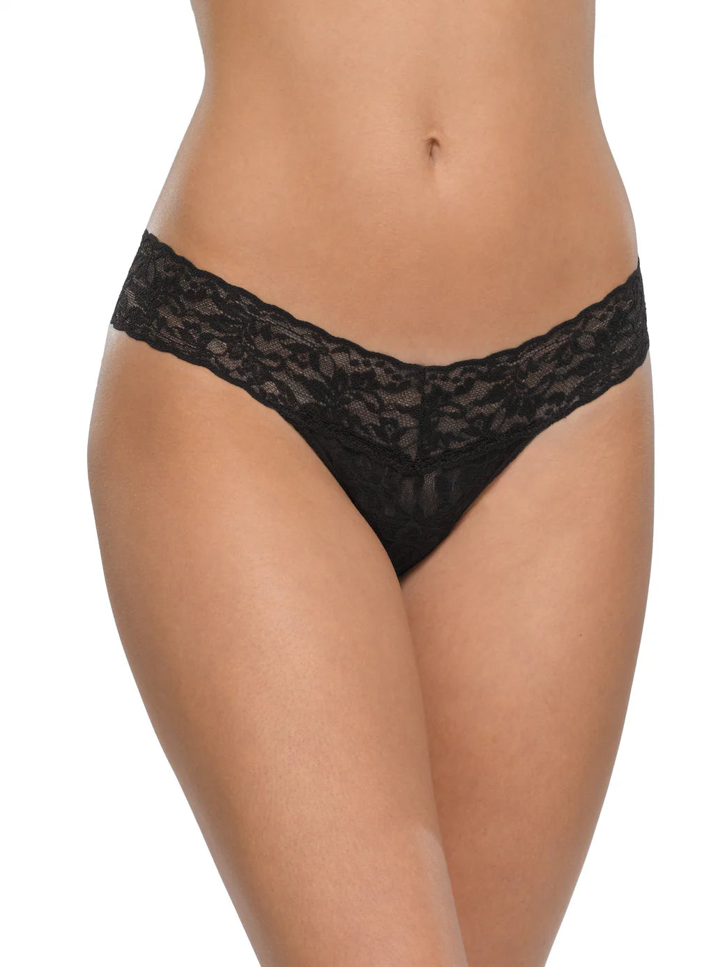 Signature Lace Thong in Black | Hanky Panky