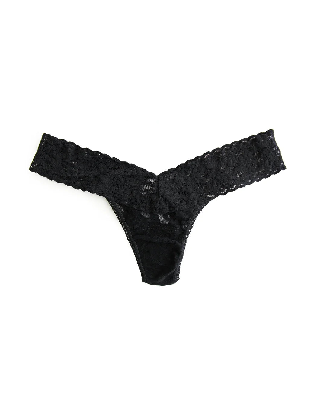 Signature Lace Thong in Black | Hanky Panky