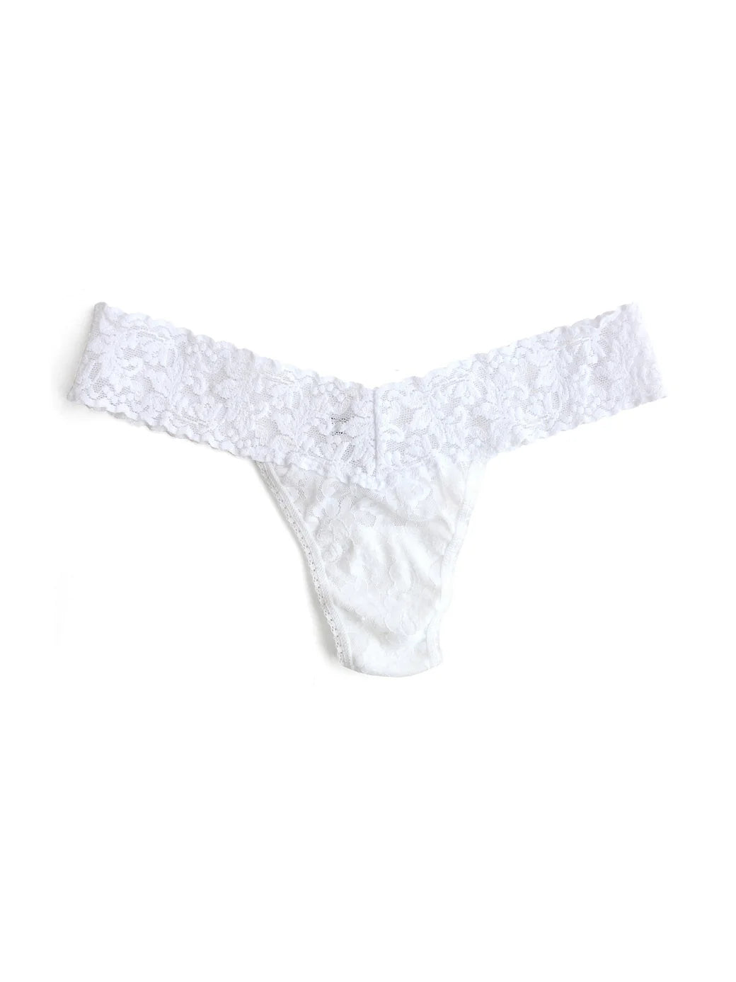 Signature Lace Thong in White | Hanky Panky