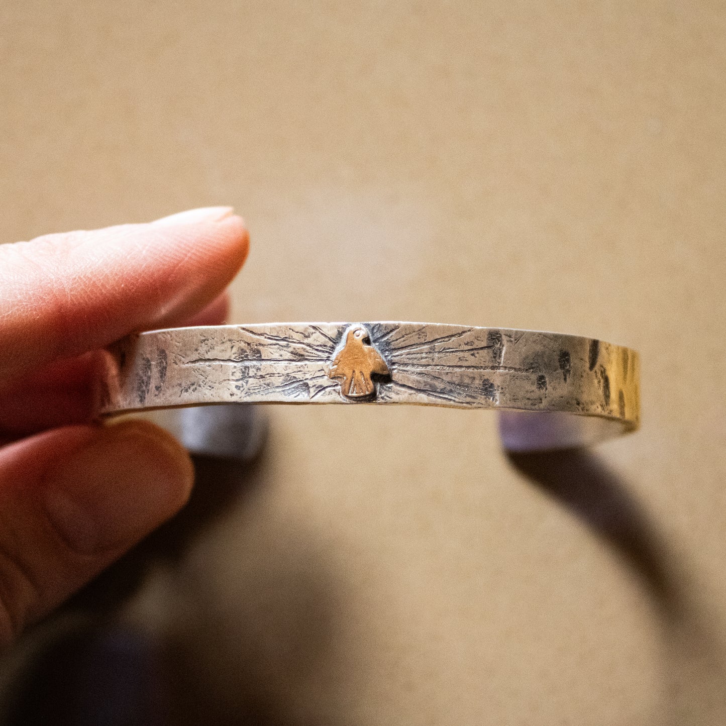 Textured Cuff with Thunderbird | CLP