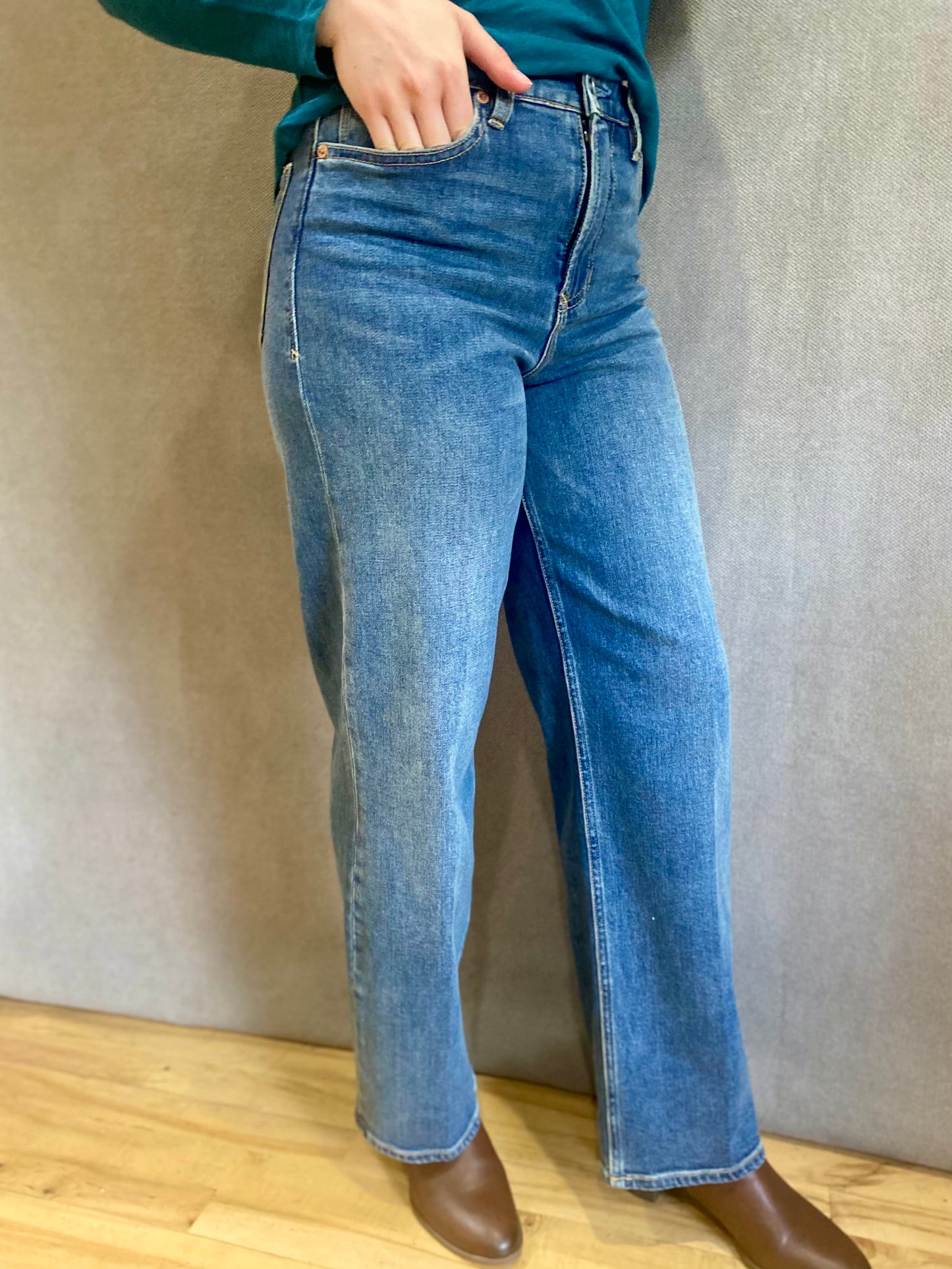 Holly Super High Straight in Falcon | Dear John