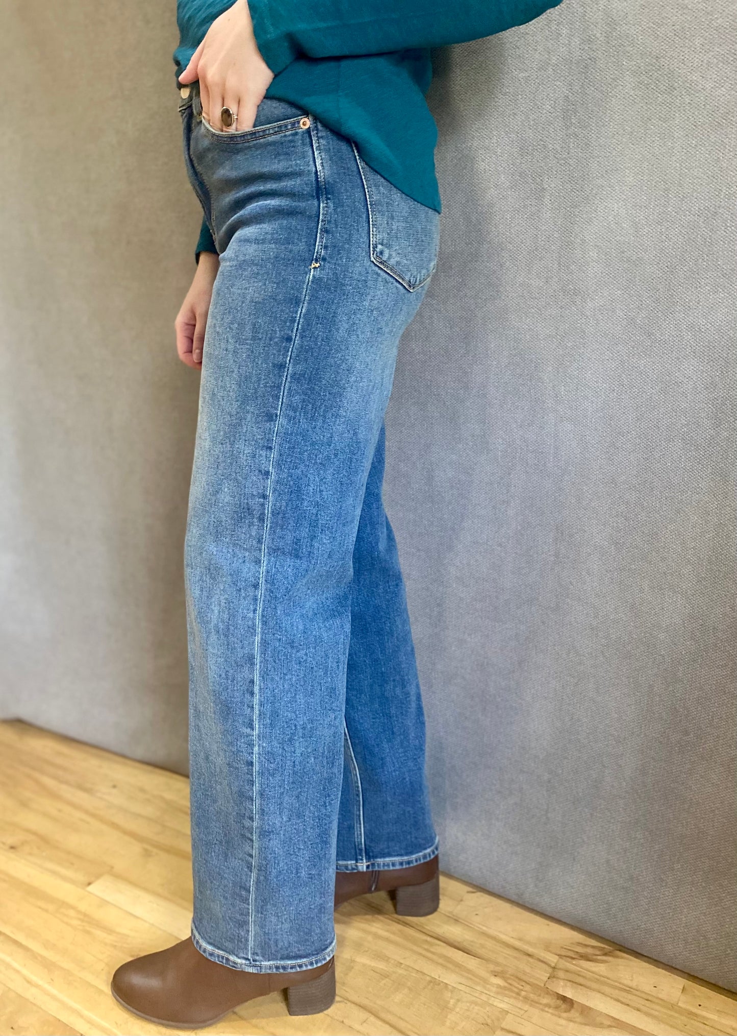 Holly Super High Straight in Falcon | Dear John