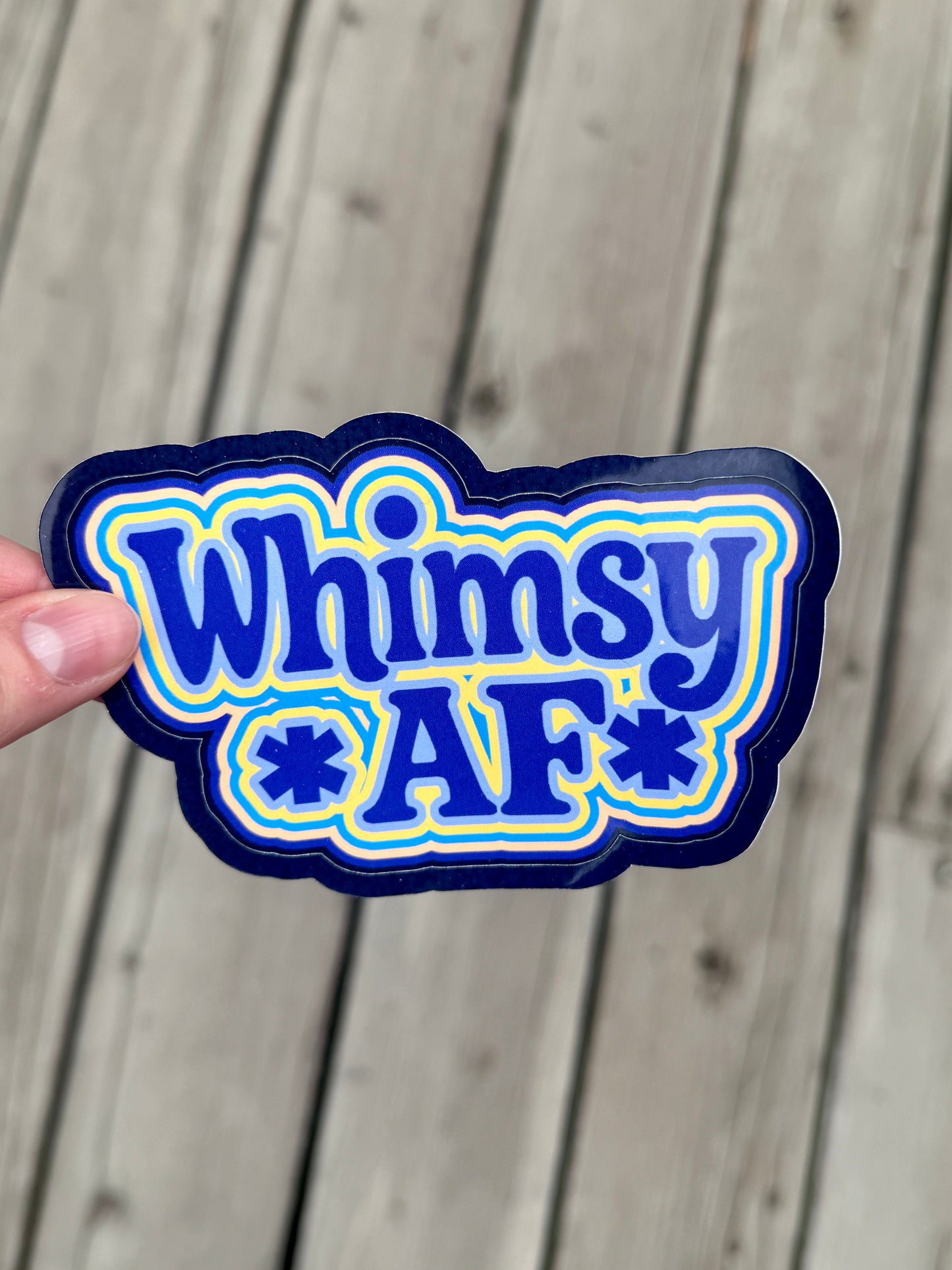 Whimsy AF Sticker