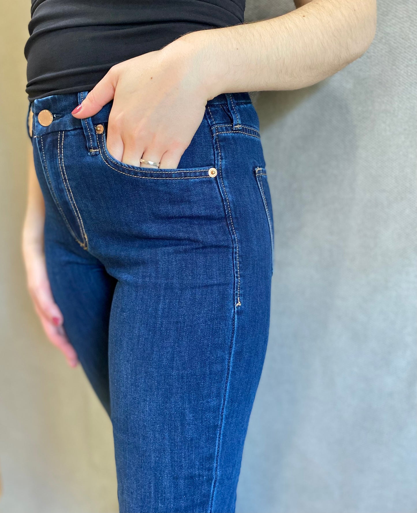 Jeanne Crop Flare Jean in Star Demand | Dear John