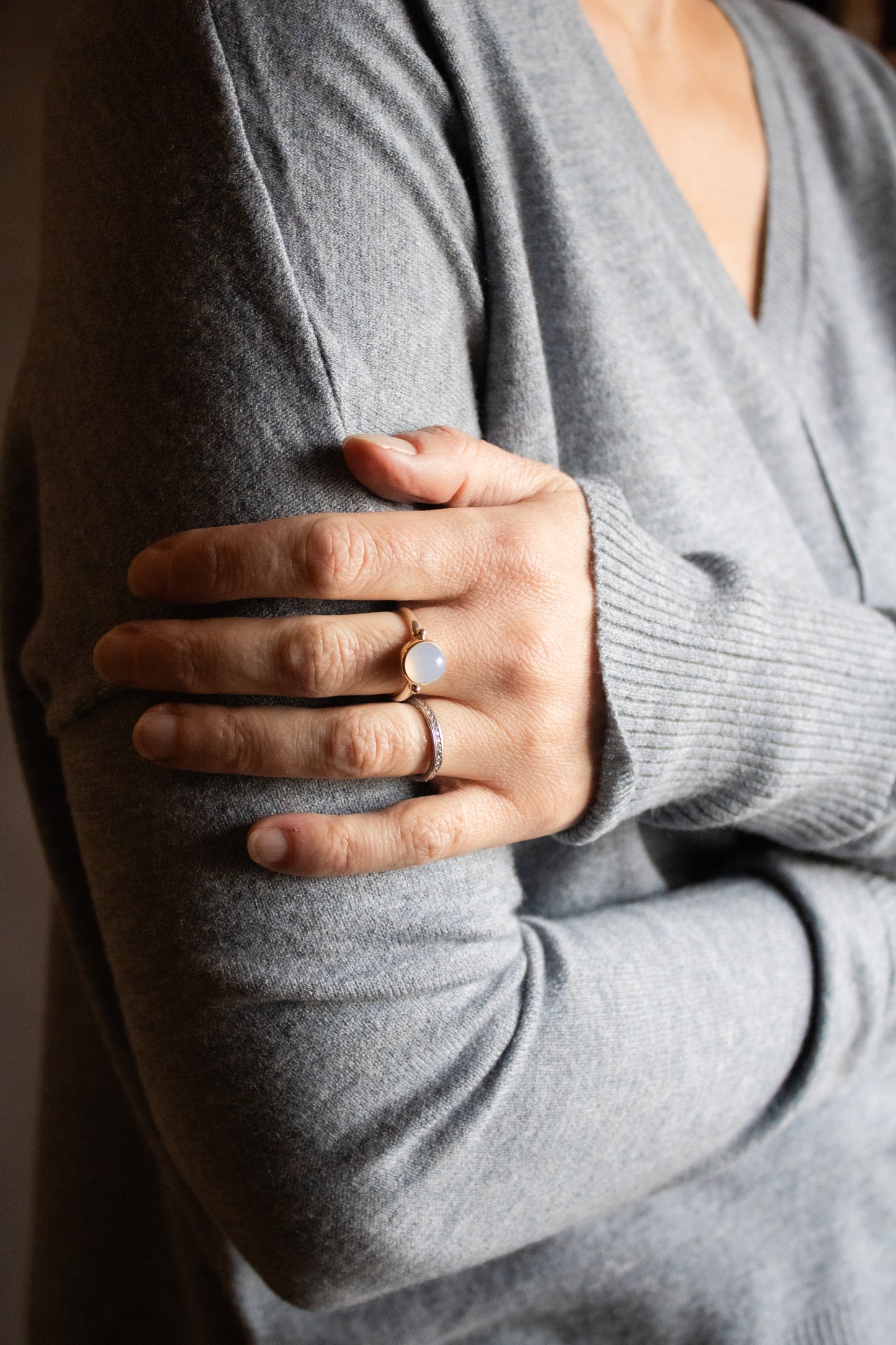 Chalcedony Ring | Linda Blumel
