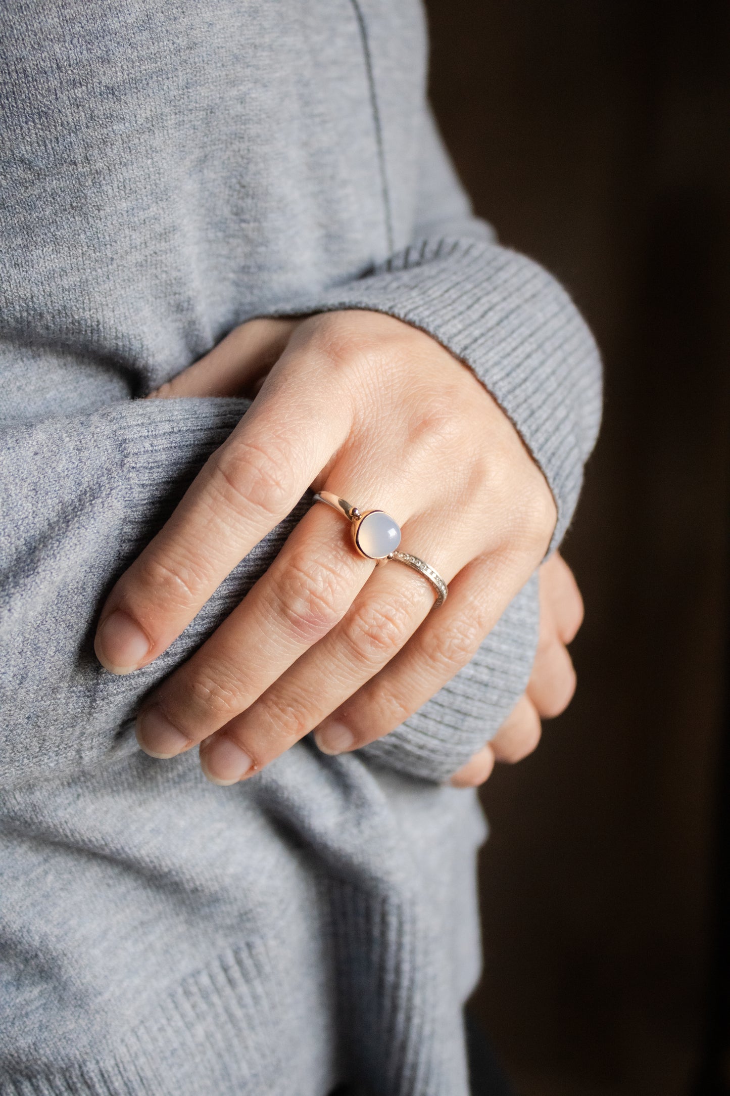 Chalcedony Ring | Linda Blumel