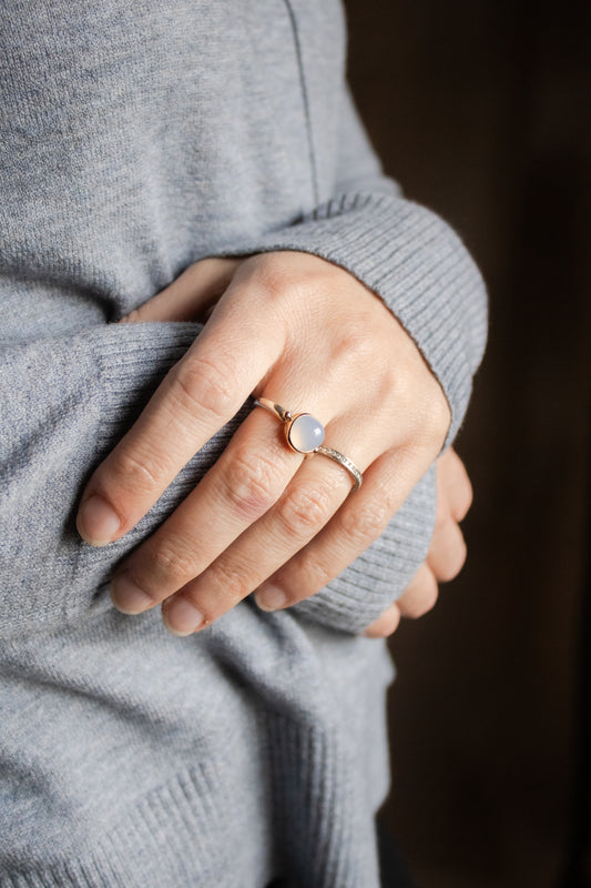Chalcedony Ring | Linda Blumel