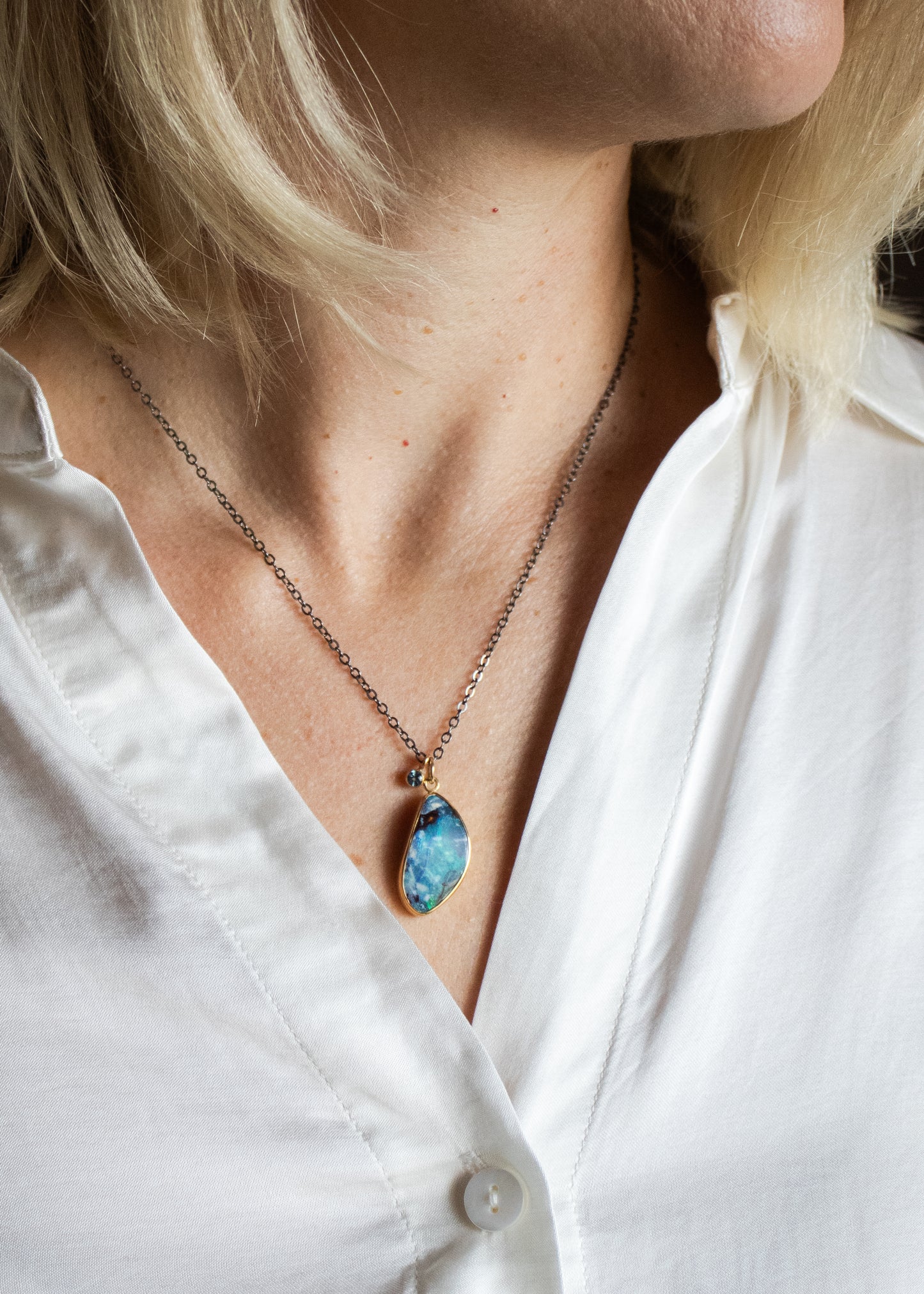 Boulder Opal Necklace | Linda Blumel