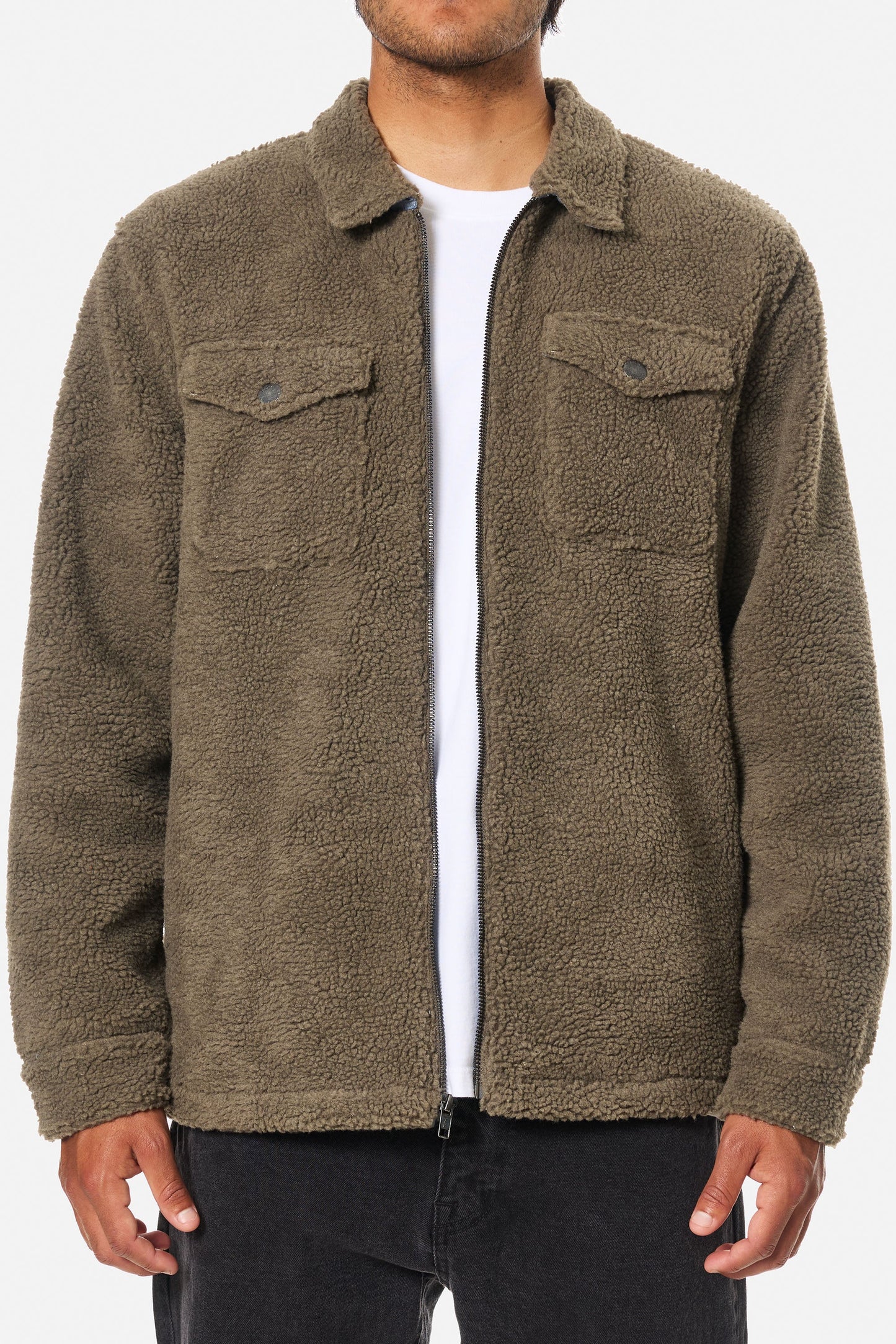 Anderson Sherpa Jacket in Shadow | Katin