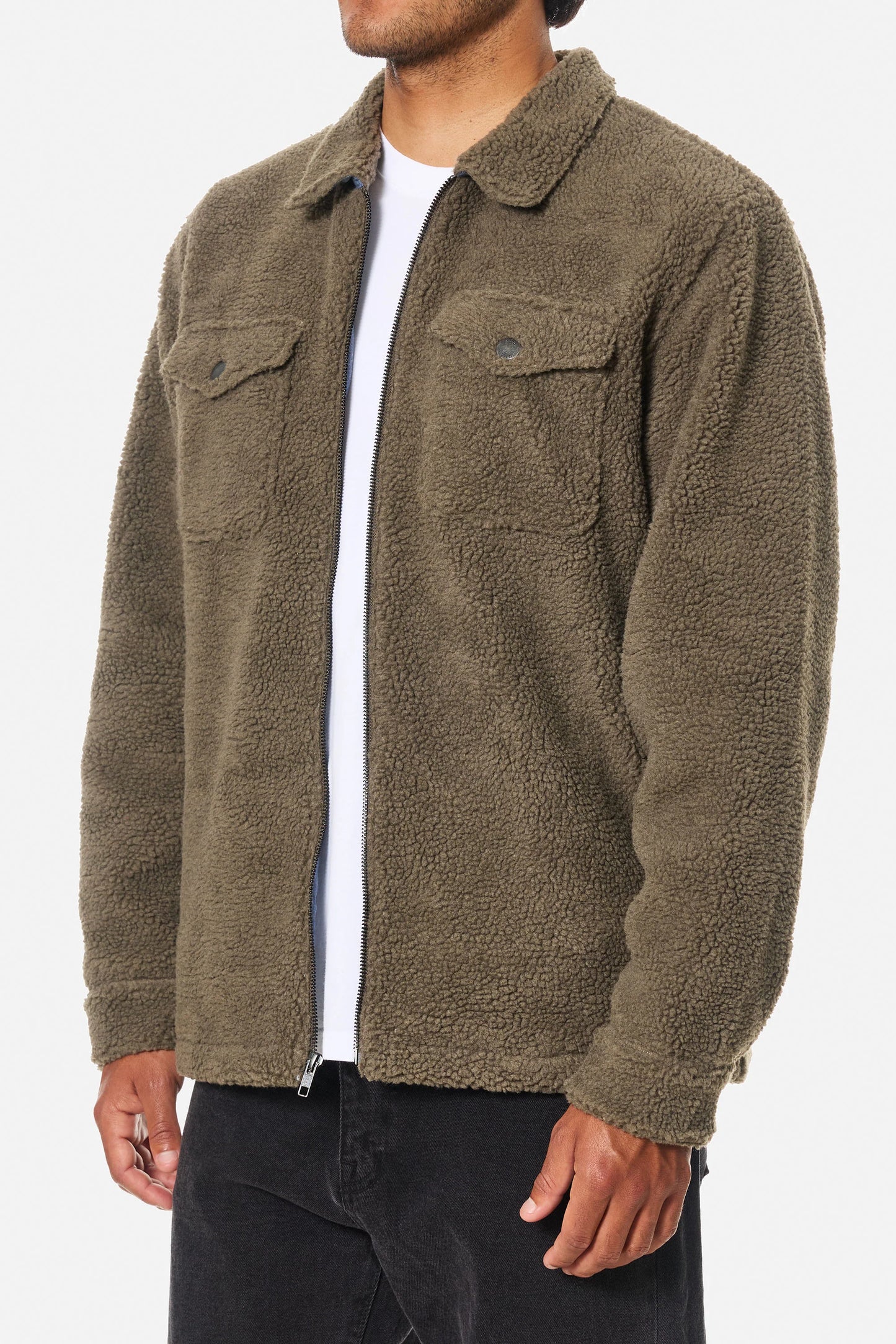 Anderson Sherpa Jacket in Shadow | Katin