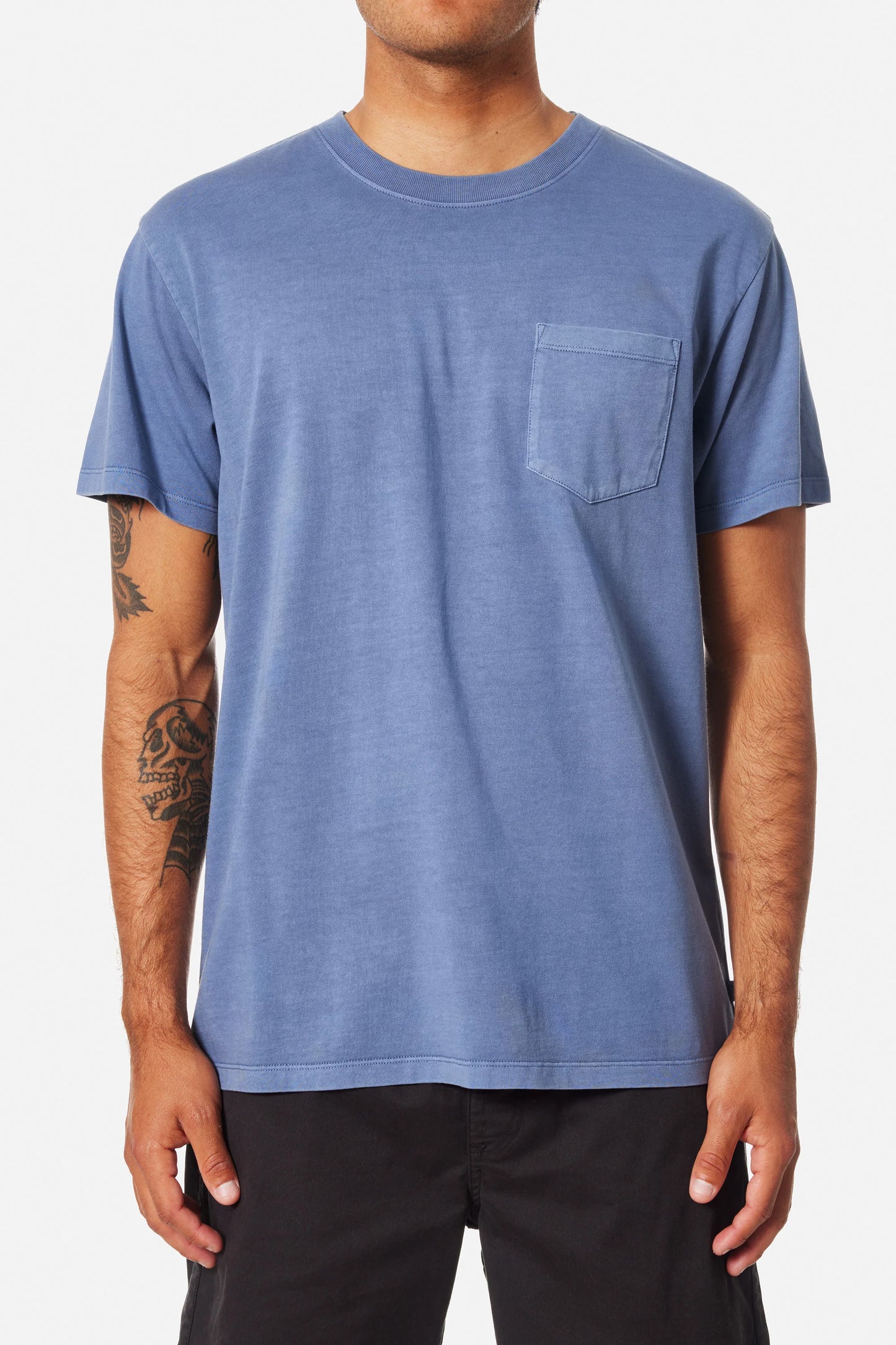 Base Tee in Blue Pigment | Katin