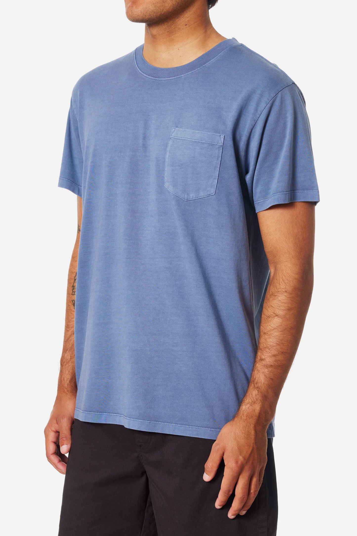 Base Tee in Blue Pigment | Katin