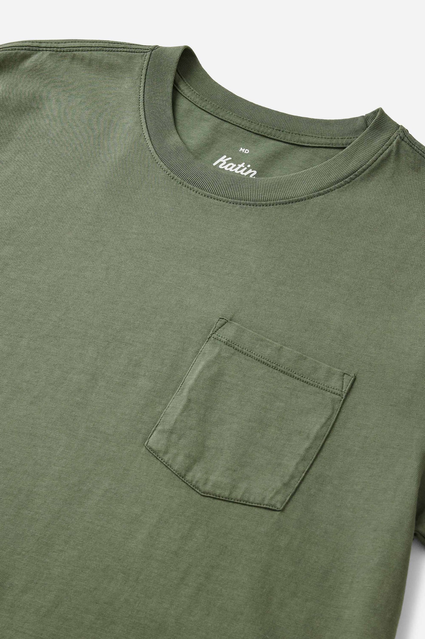 Base Tee in Olive Wash | Katin