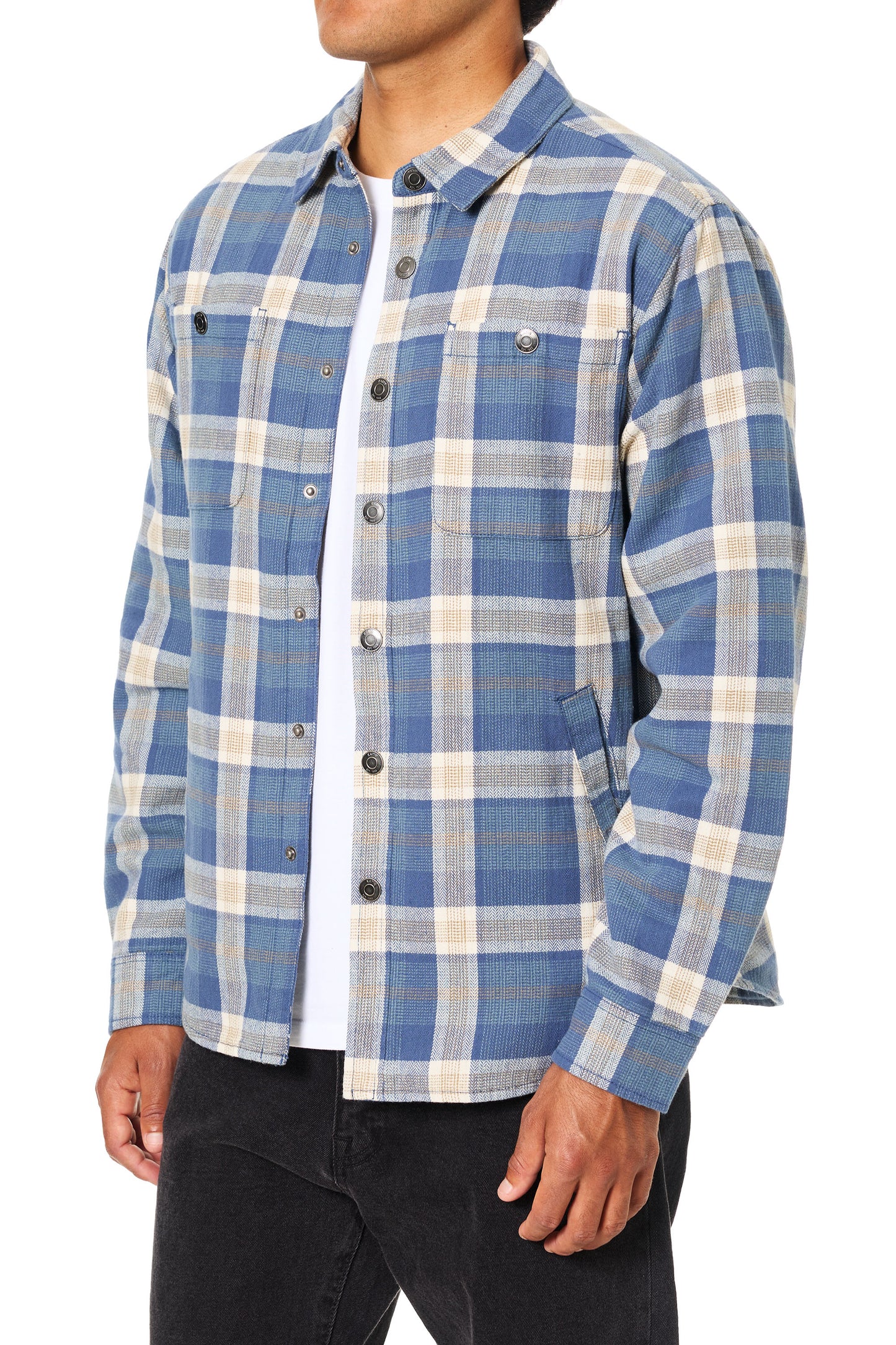 Harold Jacket in Blue Plaid | Katin