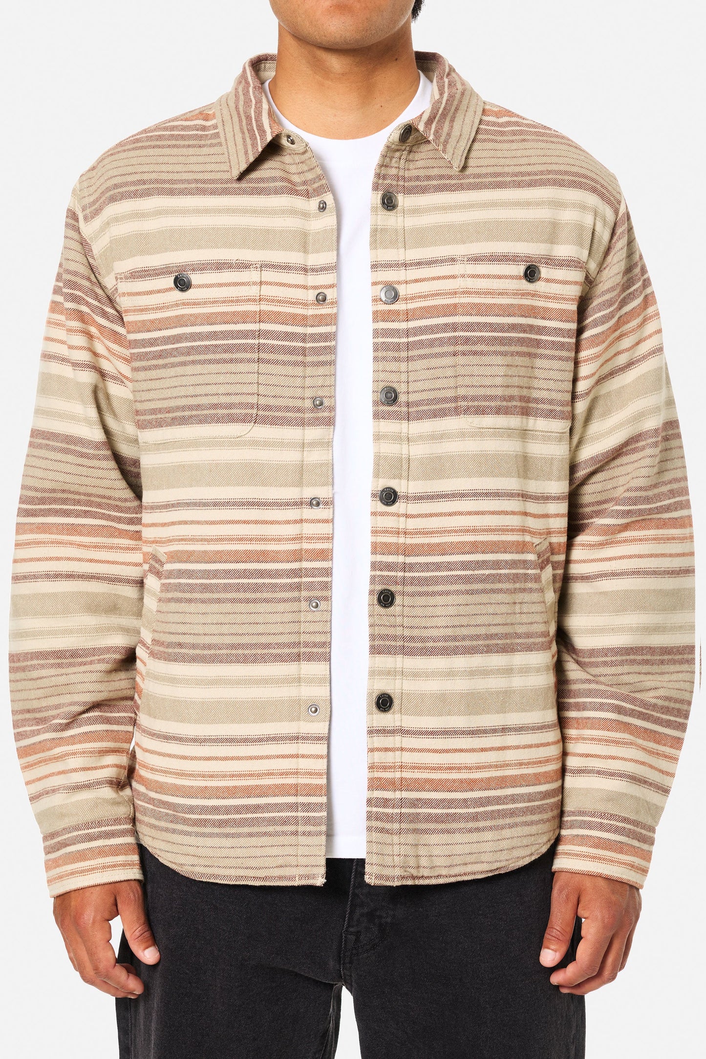 Harold Jacket in Mahogany Stripe | Katin