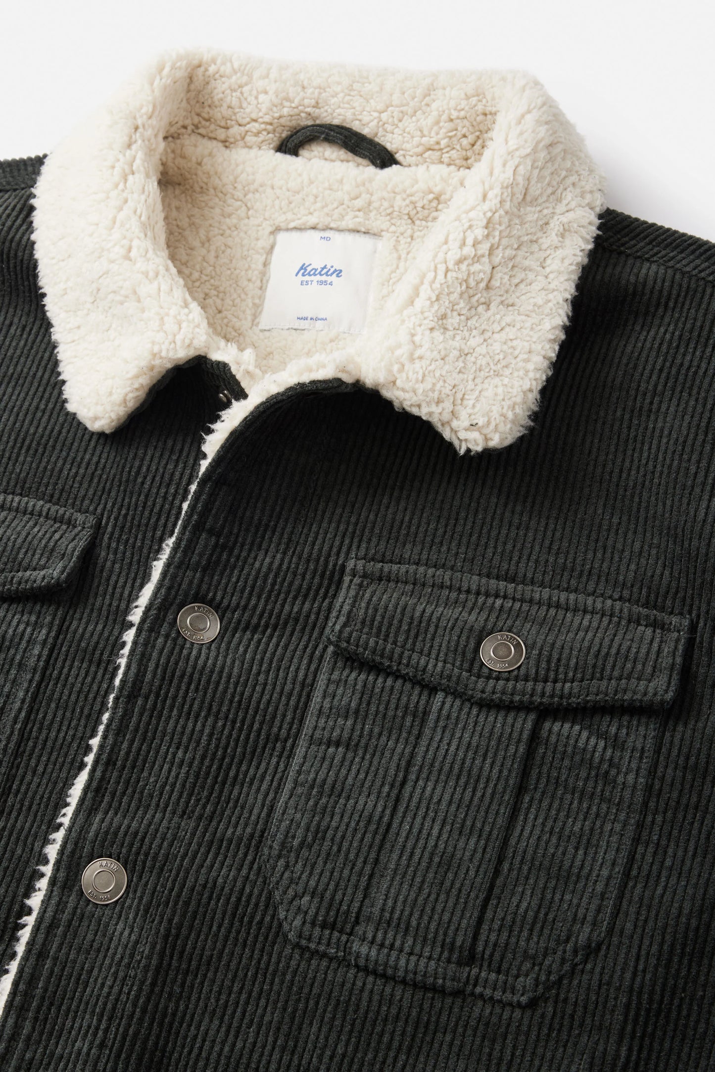Harris Corduroy Jacket in Black | Katin
