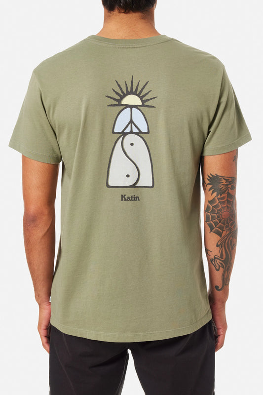 Level Tee in Sage | Katin