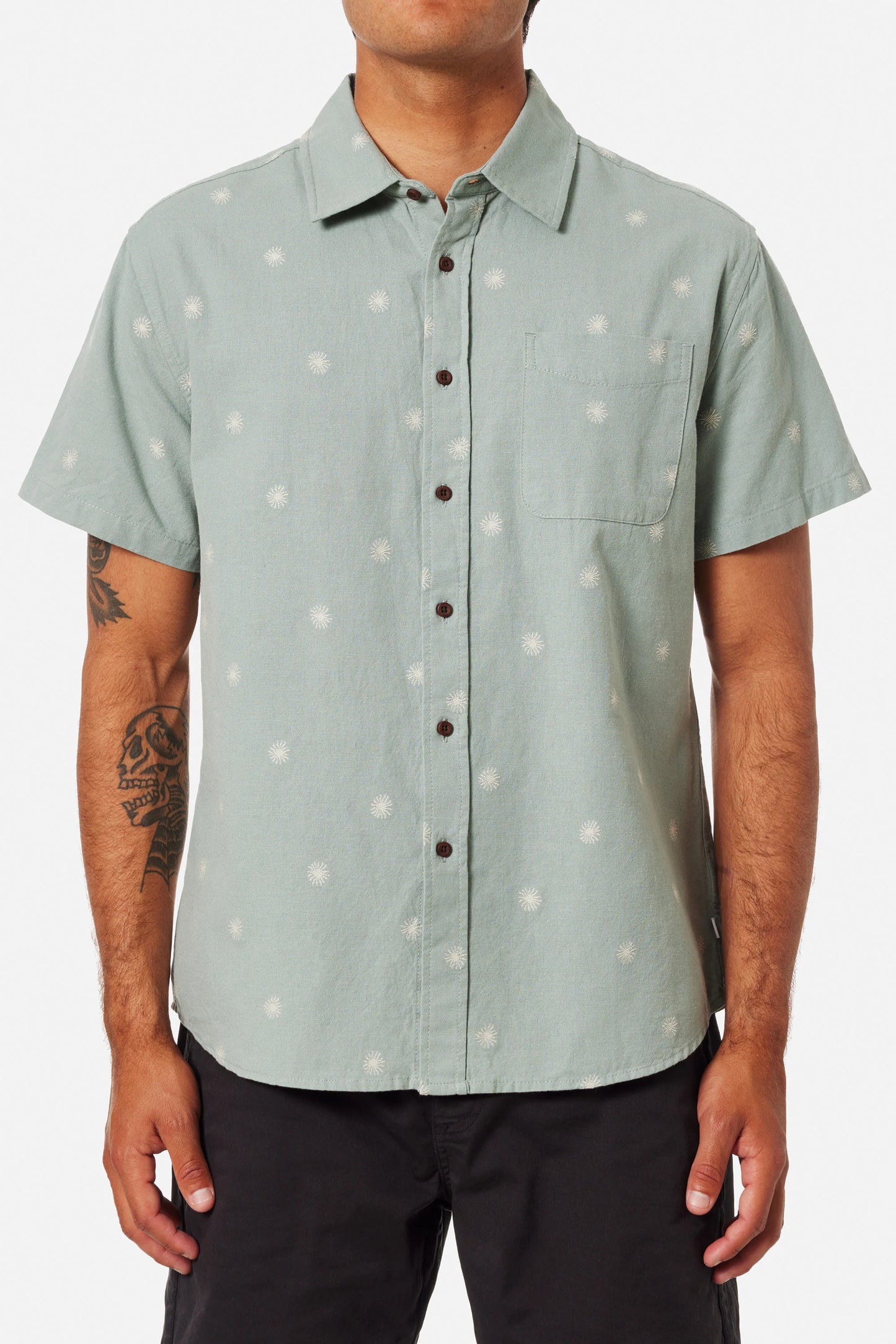 Shine Shirt in Aloe Green | Katin