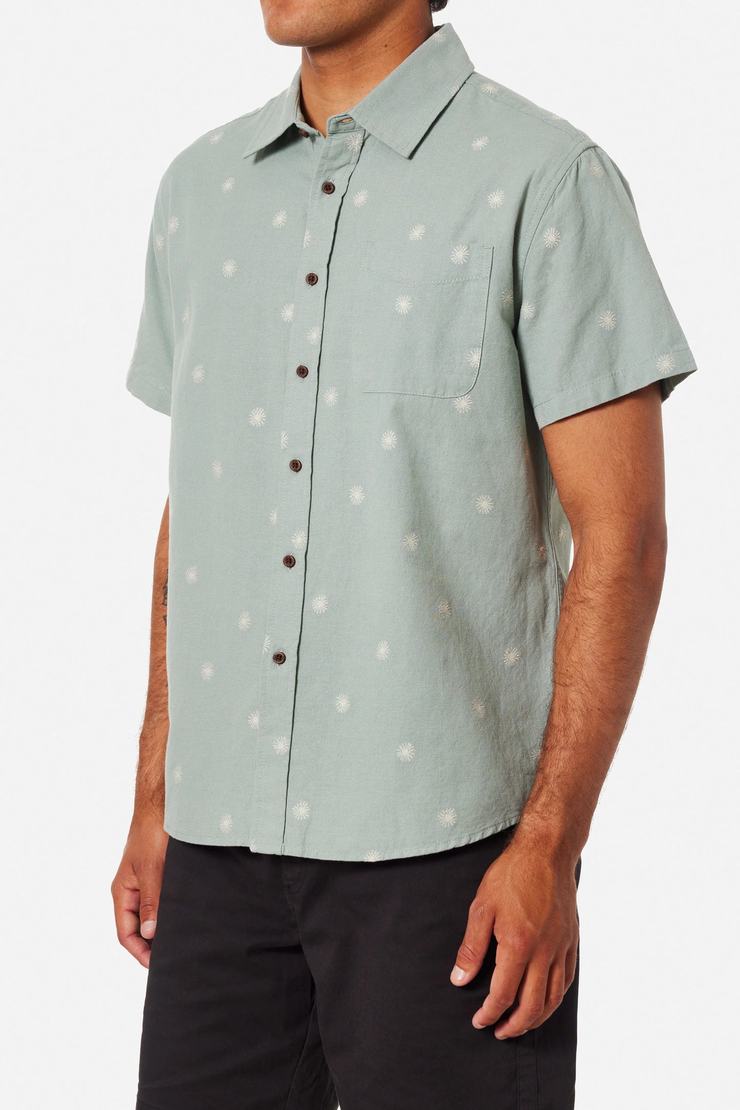 Shine Shirt in Aloe Green | Katin