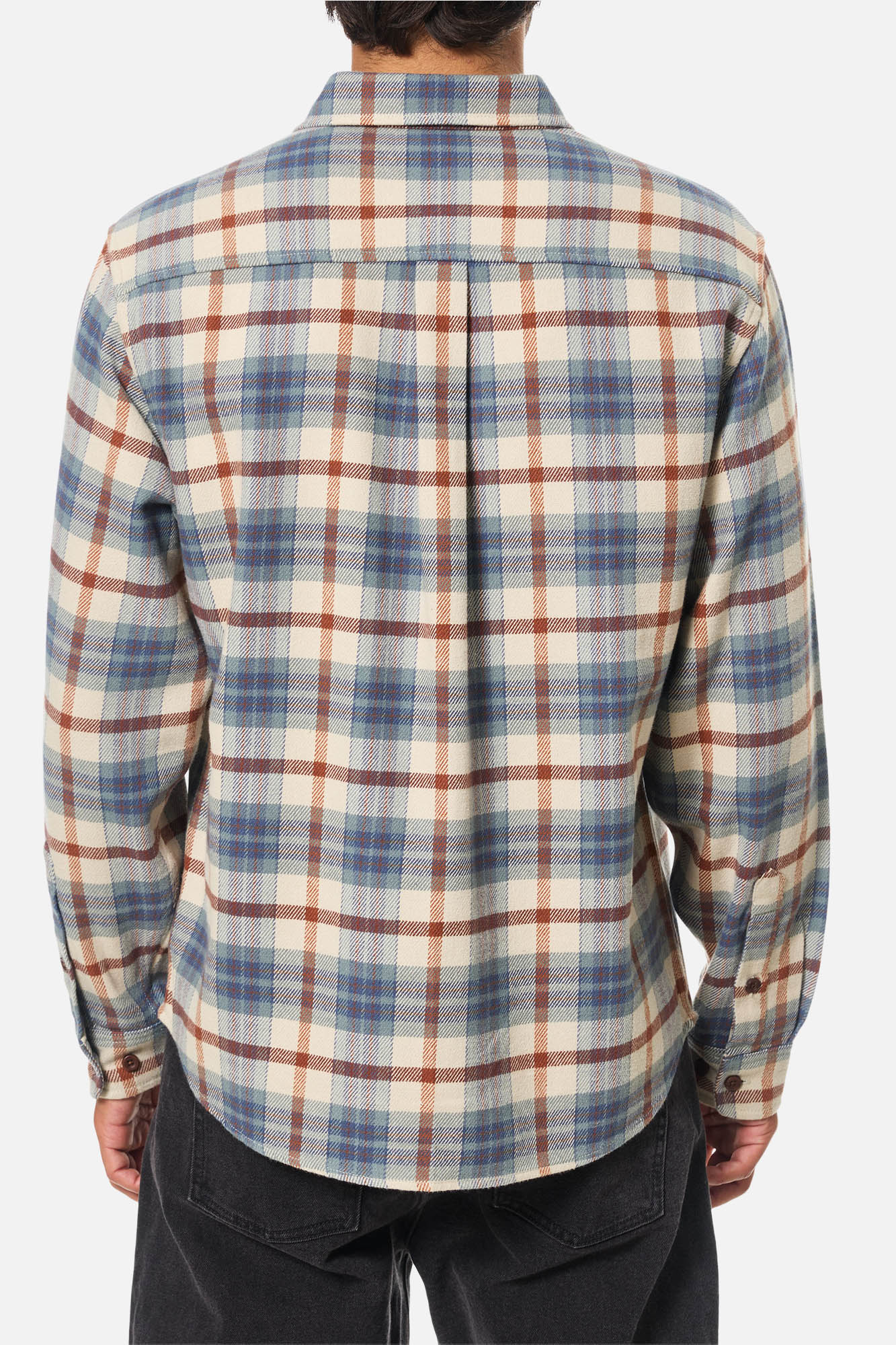 Sierra Flannel in Dusty Blue | Katin