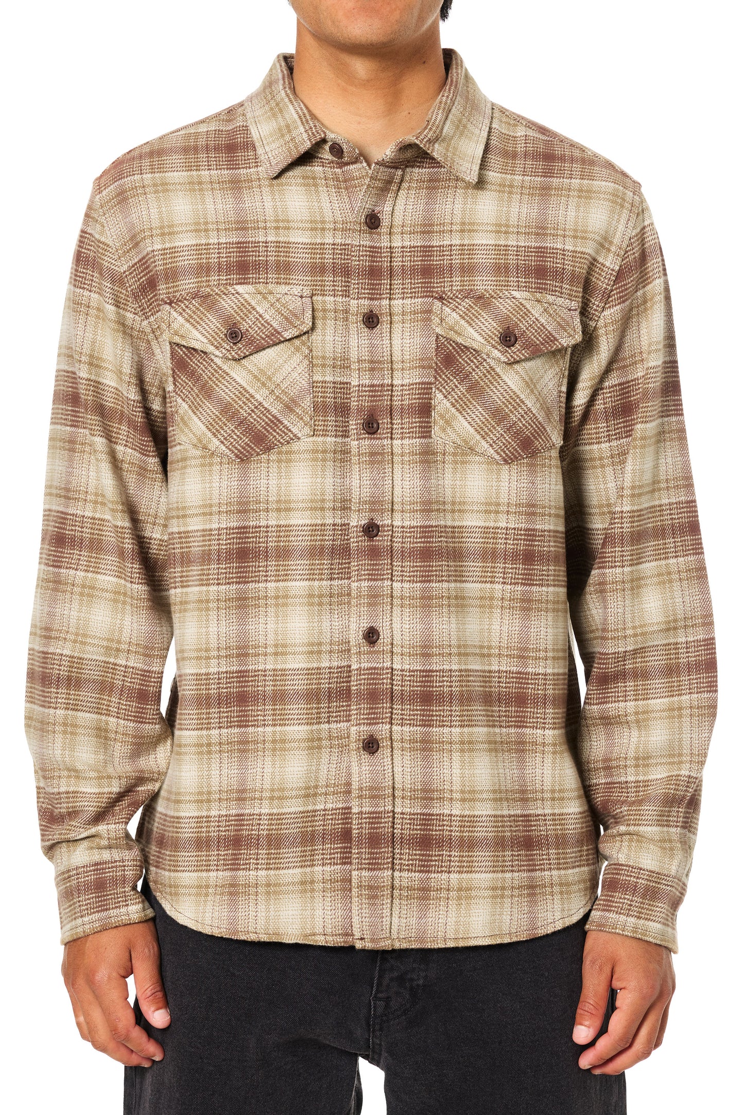 Sierra Flannel in Mahogany | Katin