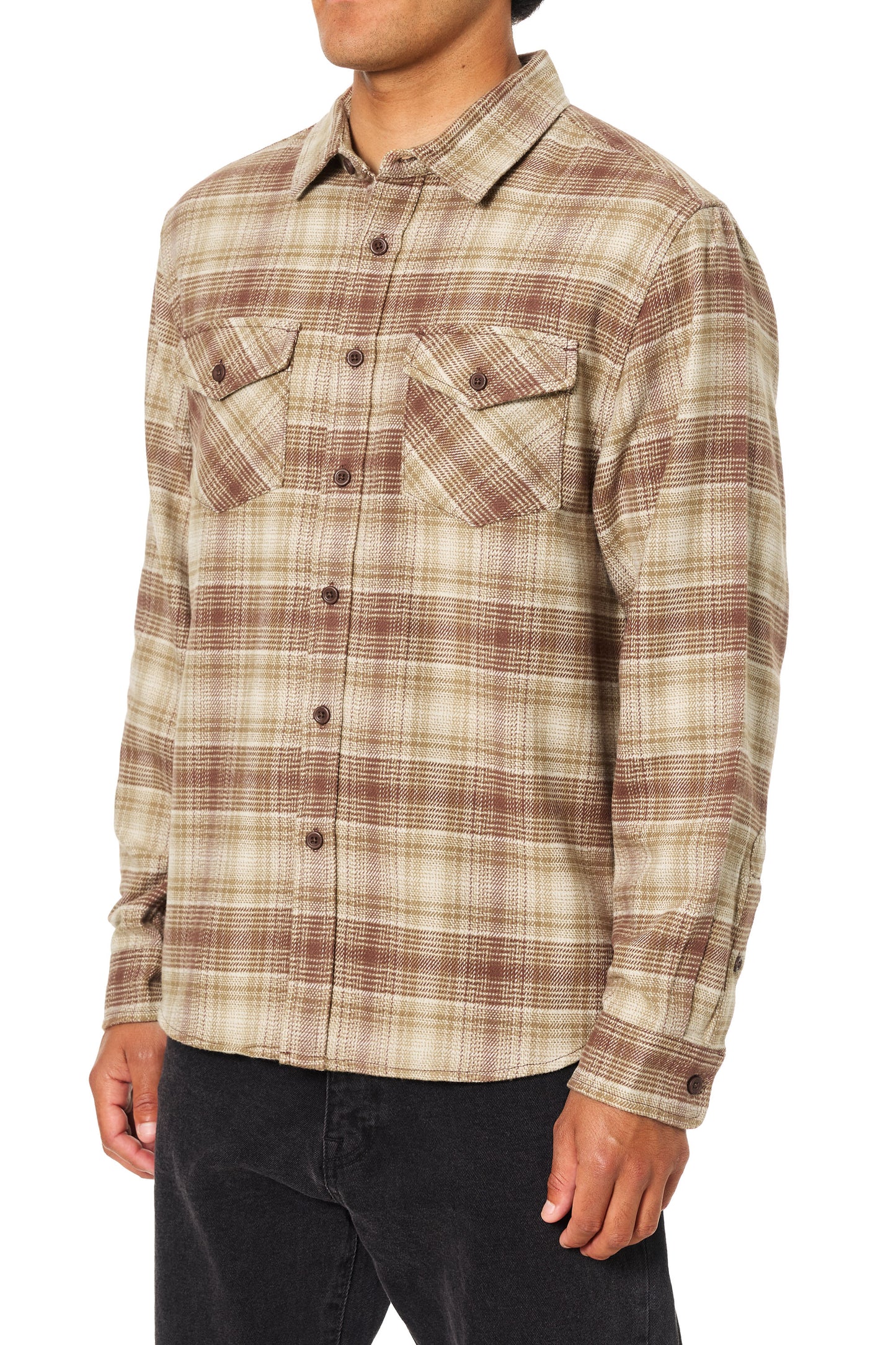 Sierra Flannel in Mahogany | Katin