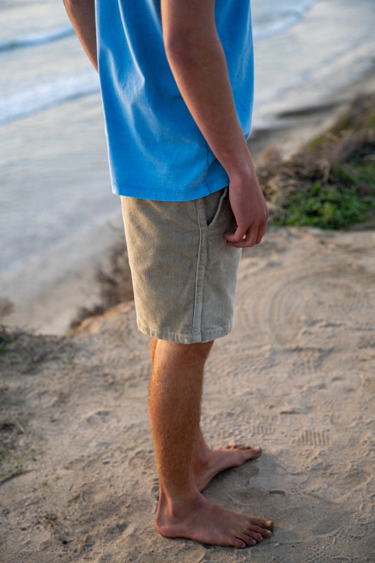 Cord Local Short in Warm Gray | Katin