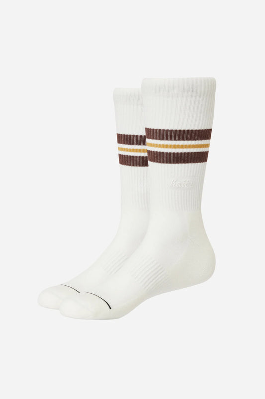 Tres Stripe Crew Socks