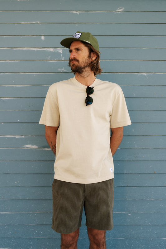 Slub Base Tee in Vintage White | Katin