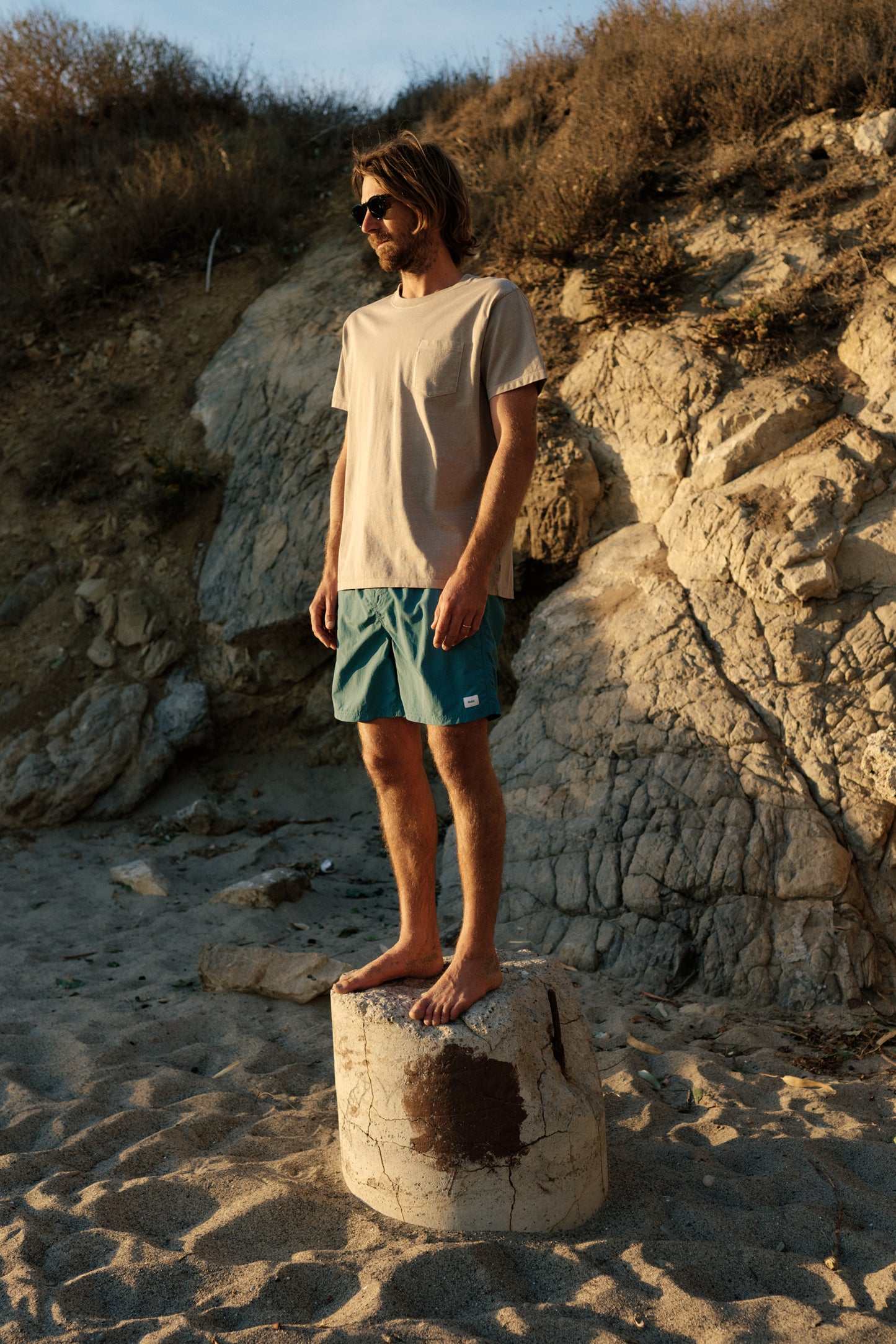 Base Tee in Khaki Pgment | Katin