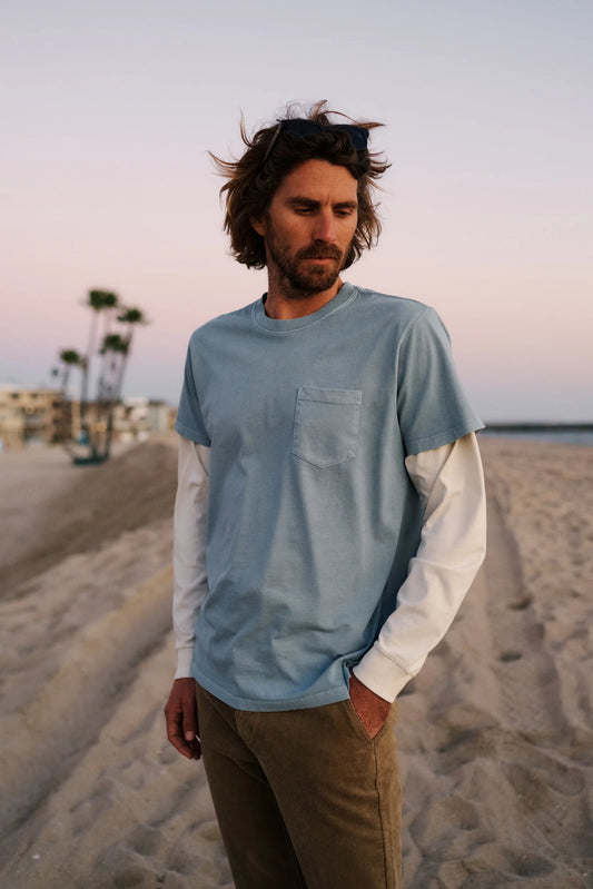 Base Tee in Airforce Blue | Katin