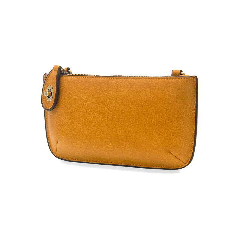 Mini Crossbody Wristlet Clutch in Honey