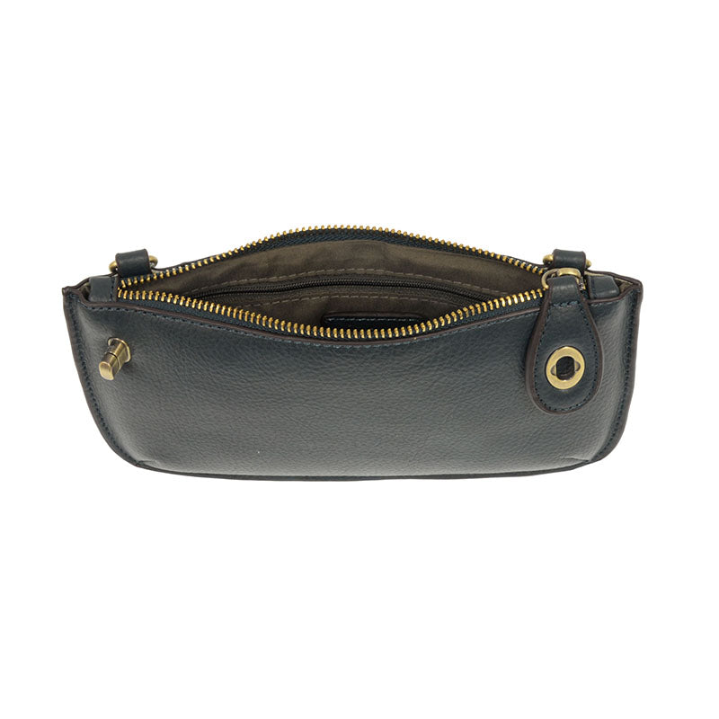 Mini Crossbody Wristlet Clutch in Dark Teal