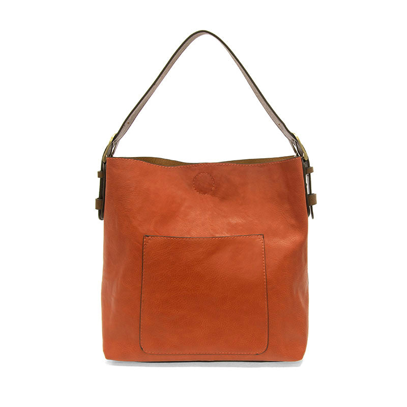 Hobo Handle Handbag in Terracotta