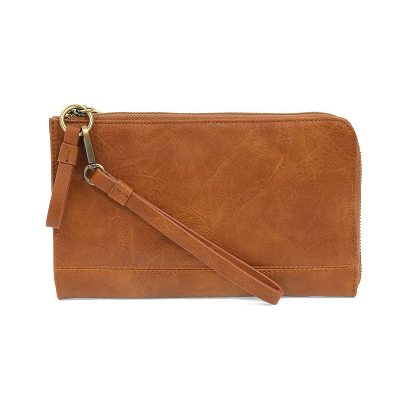 Karina Wristlet in Caramel
