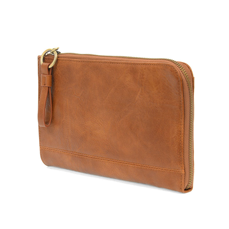 Karina Wristlet in Caramel