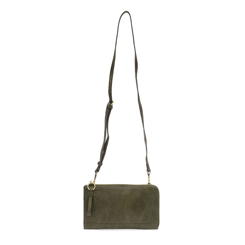 Karina Wristlet in Dark Olive